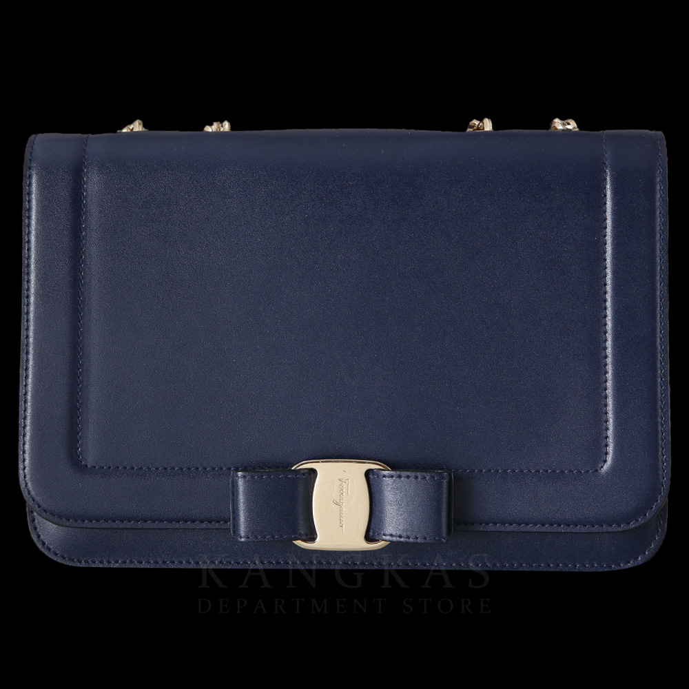 FERRAGAMO(USED)페레가모 바라리본 플랩 체인백